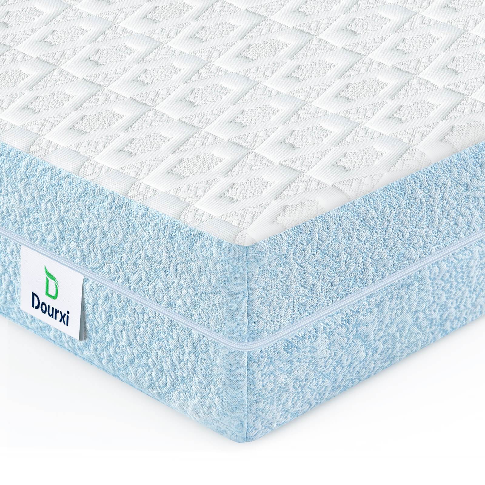 Dourxi Crib Mattress, Dual Firmness Soft & Firm Memory Foam Toddler Mattress with Breathable Washable Cover, CertiPUR-US Certified, Baby Mattresses 52" x 27.5" x 4.5" for Crib and Toddler Bed