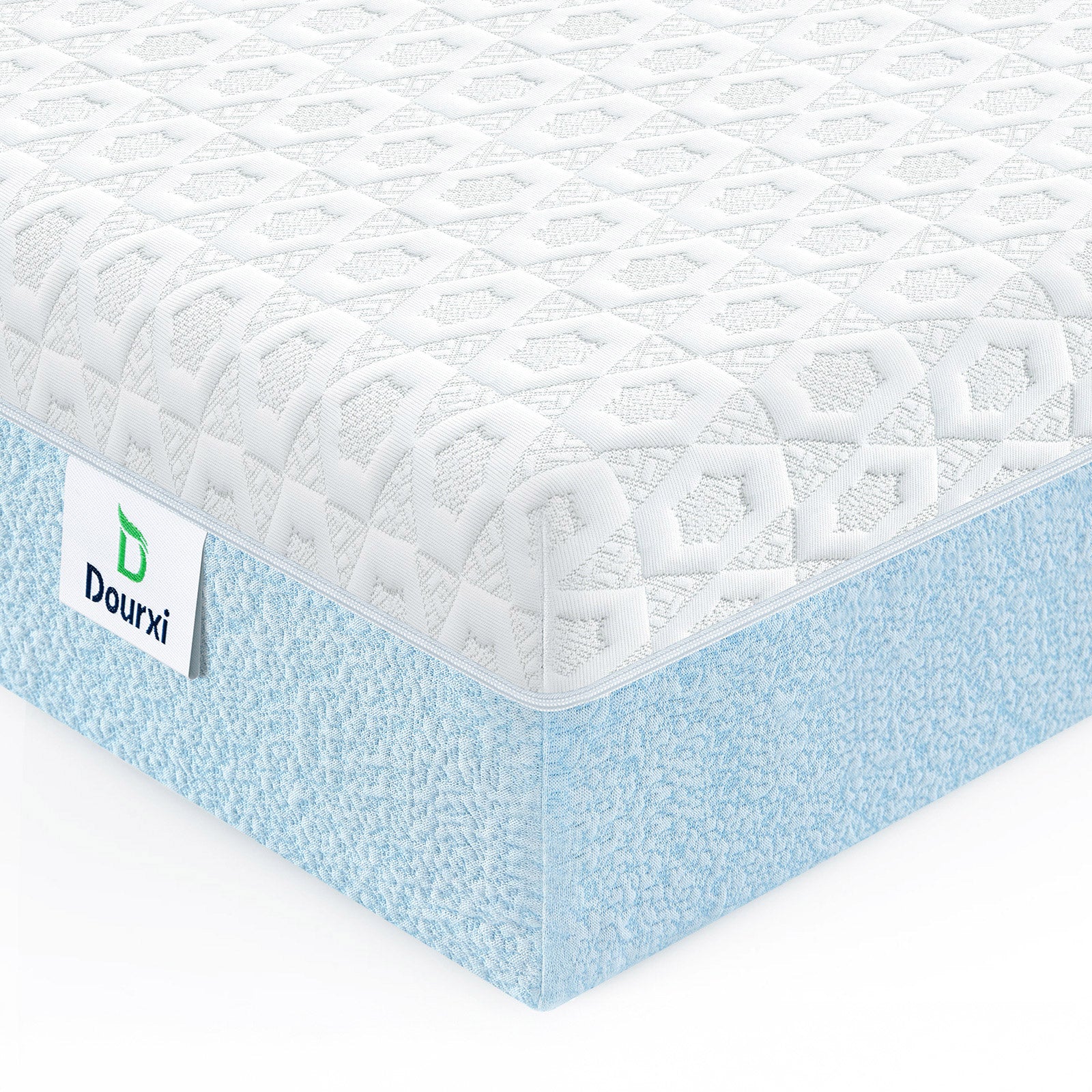 Dourxi Crib Mattress, Dual Firmness Soft & Firm Memory Foam Toddler Mattress, 3-Layer Baby Mattresses with Breathable Washable Cover, CertiPUR-US Certified, 52" x 27.5" x 6" for Crib and Toddler Bed