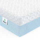 Dourxi Crib Mattress, Dual Firmness Soft & Firm Memory Foam Toddler Mattress, 3-Layer Baby Mattresses with Breathable Washable Cover, CertiPUR-US Certified, 52" x 27.5" x 6" for Crib and Toddler Bed