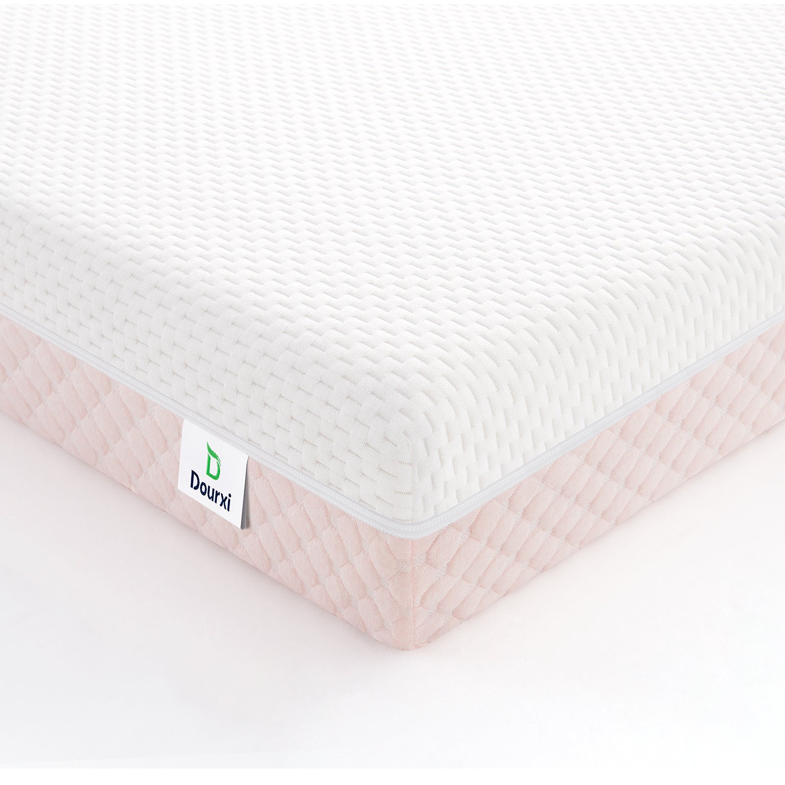 Dourxi Mini Crib Mattress, 38x24X4 Inch Dual Sided Comfort Gel Memory Foam, Breathable Premium Baby Mattress for Mini and Portable Cribs w/Removable Outer Cover