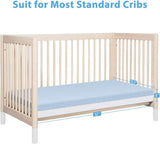 Dourxi 6 Inch Crib Mattress, Dual Sided Comfort Memory Foam Toddler Mattress, Triple-Layer Breathable Premium Baby Mattress W/Removable Cover