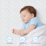 Dourxi Crib Mattress, Dual Firmness Soft & Firm Memory Foam Toddler Mattress, 3-Layer Baby Mattresses with Breathable Washable Cover, CertiPUR-US Certified, 52" x 27.5" x 6" for Crib and Toddler Bed